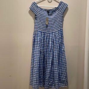 NWT J. Crew off the shoulder dress